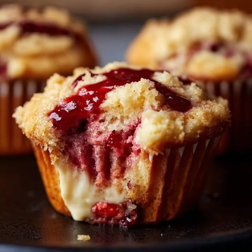 Strawberry Cream Cheese Muffins