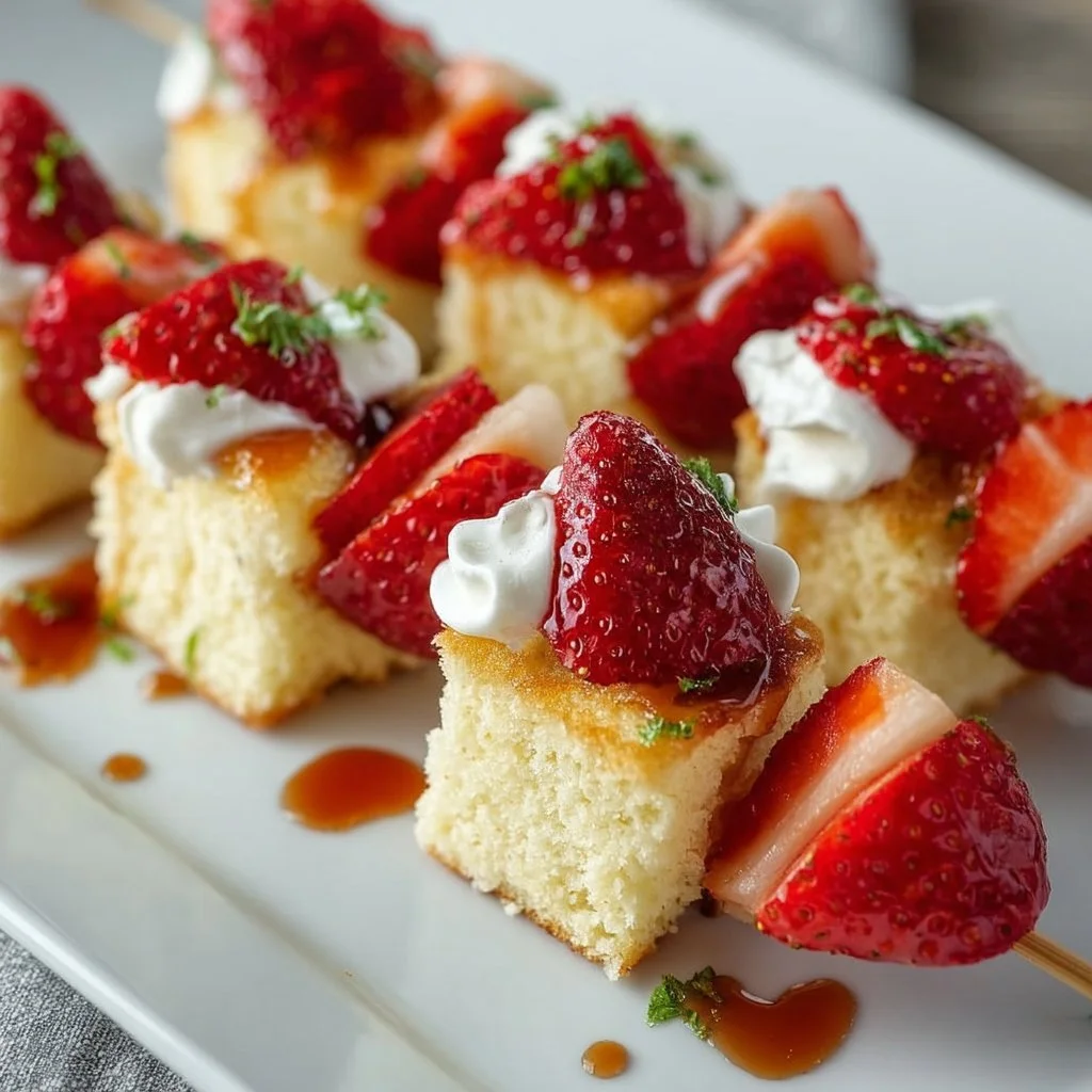 Strawberry Shortcake Kabobs