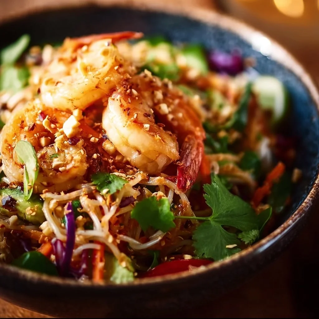 Thai Shrimp Noodle Salad