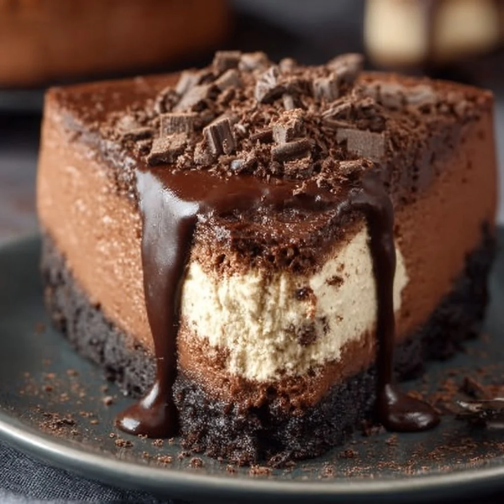 Triple Chocolate Cheesecake