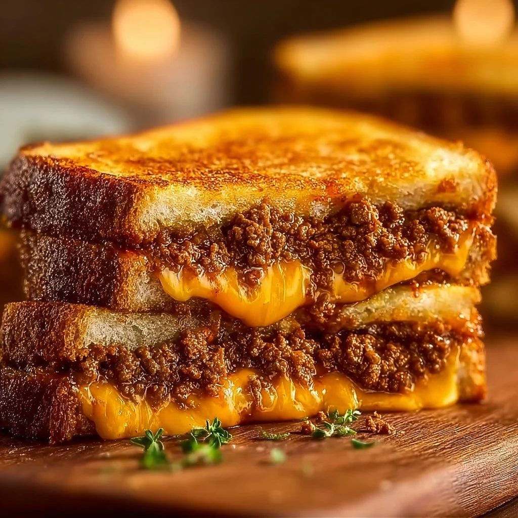 Ultimate Cheesy Ground Beef Melt