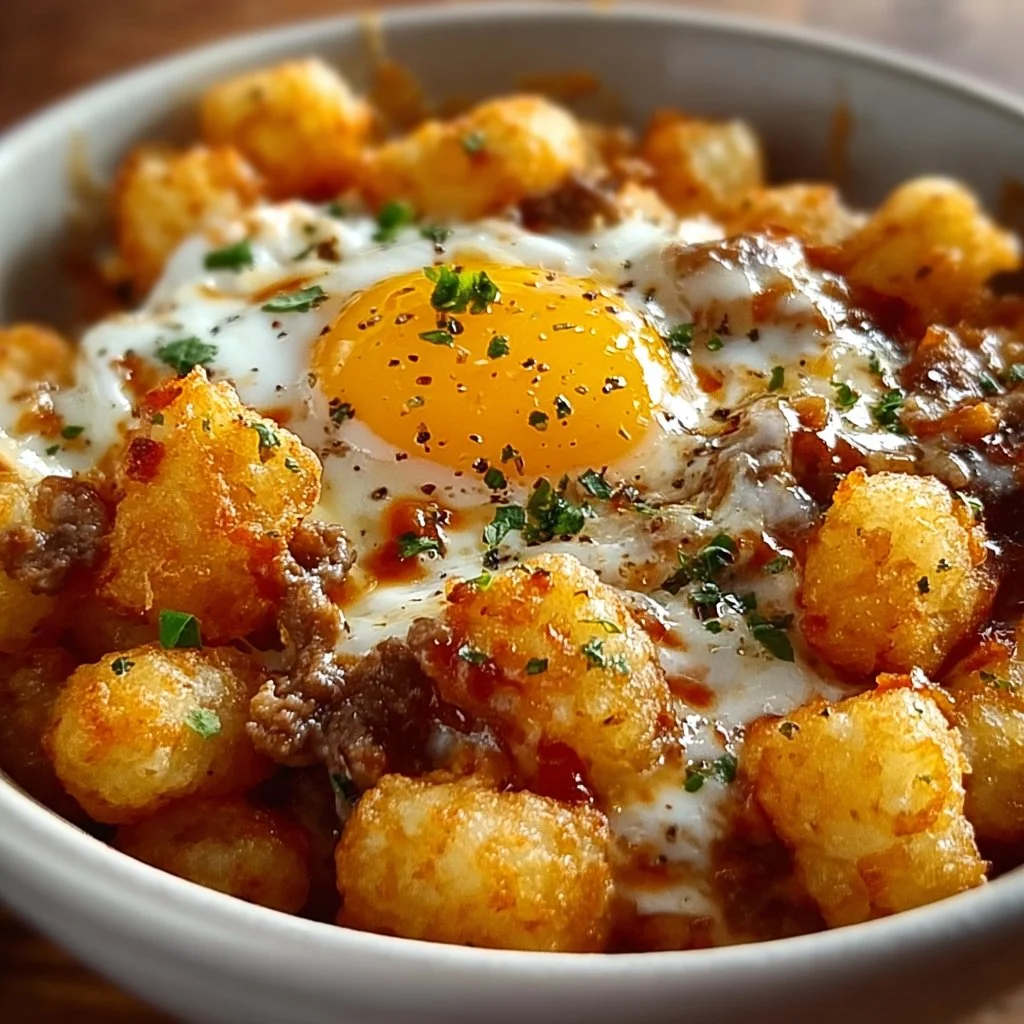 Ultimate Tater Tot Breakfast Bowl