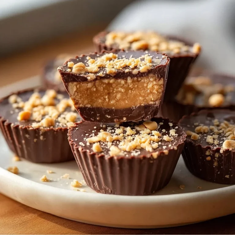 Vegan Quinoa Crunch Peanut Butter Cups with crunchy quinoa and creamy peanut butter