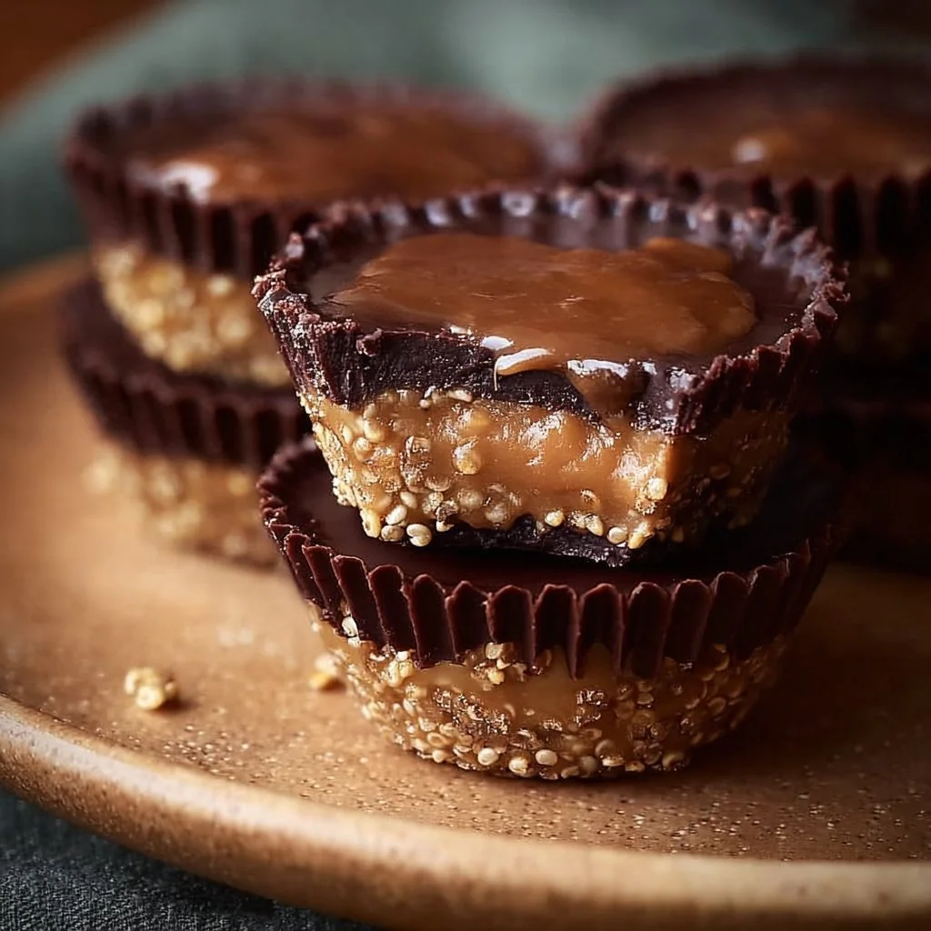 Vegan Quinoa Crunch Peanut Butter Cups