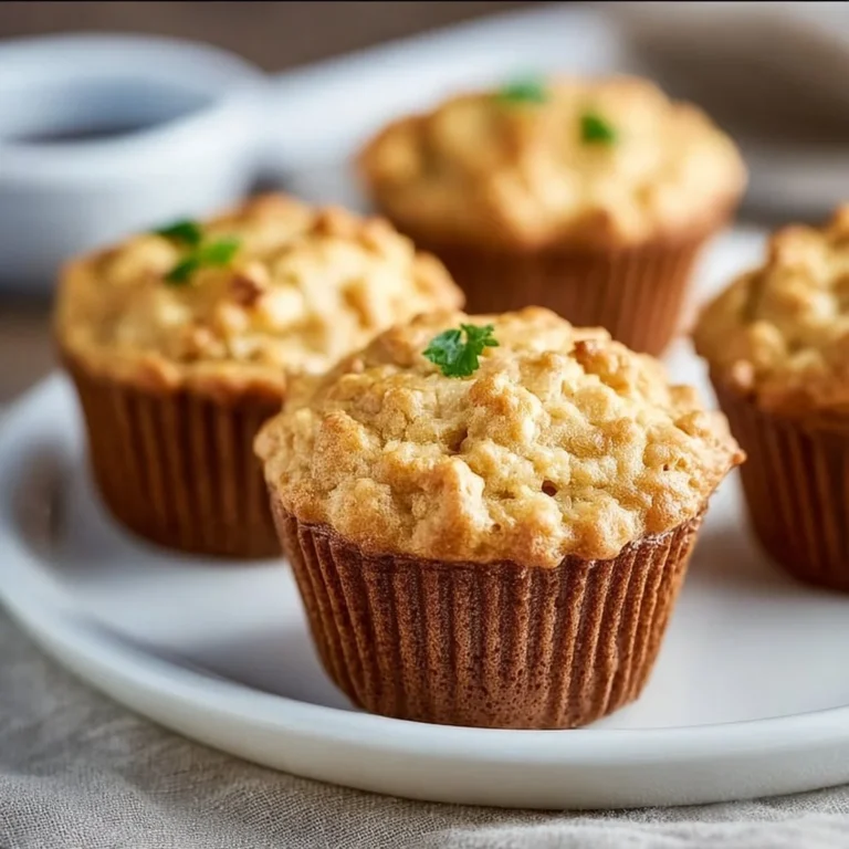 Delicious homemade White Bean Muffins fresh out of the oven.
