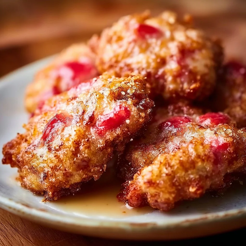 Baked Rhubarb Fritters