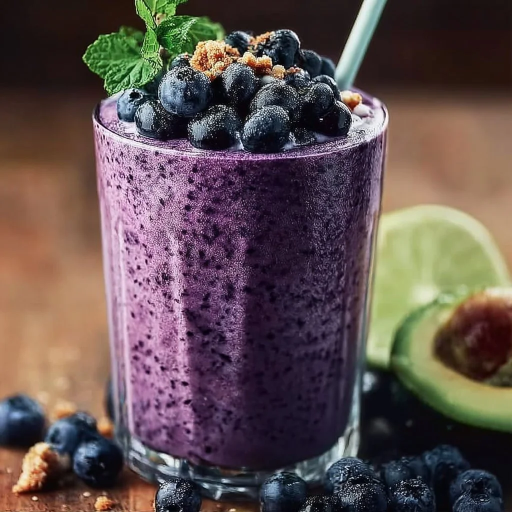 Blueberry Avocado Smoothie