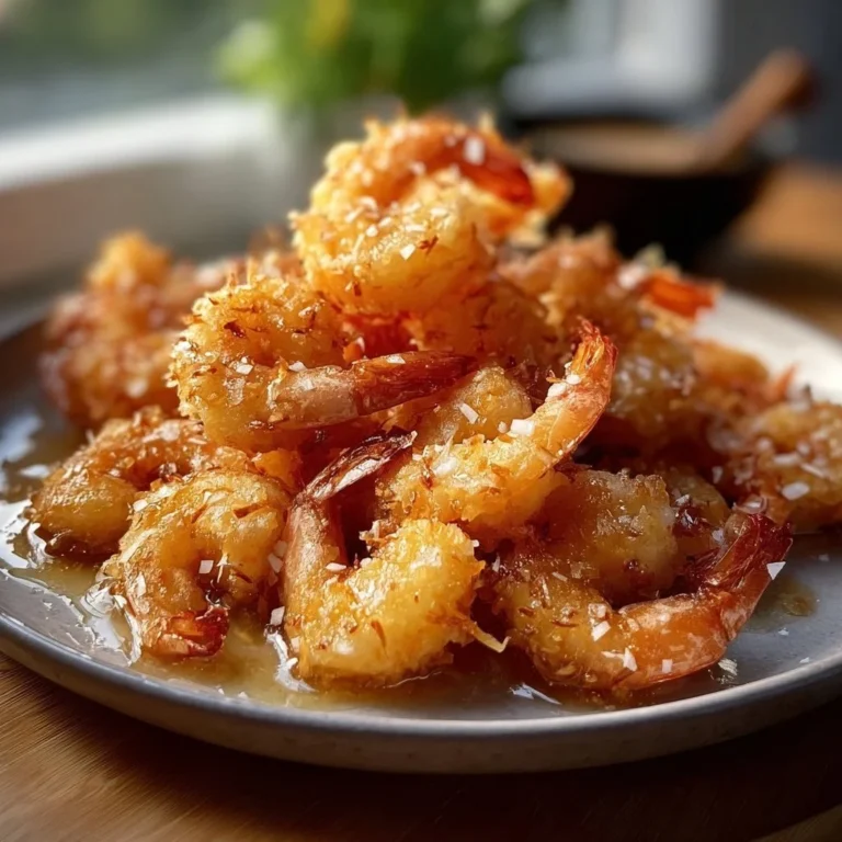 Delicious plate of Chinese coconut shrimp with dipping sauce