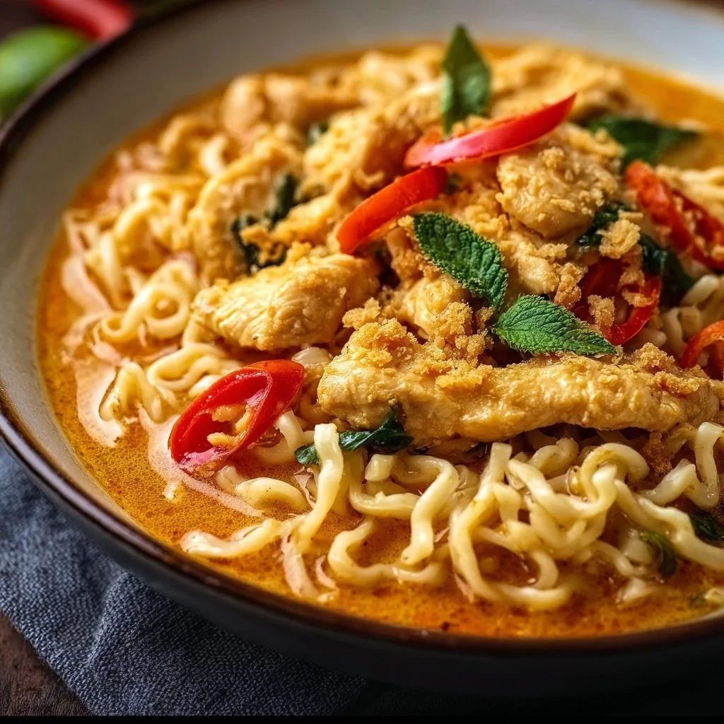 Coconut Curry Chicken Noodles