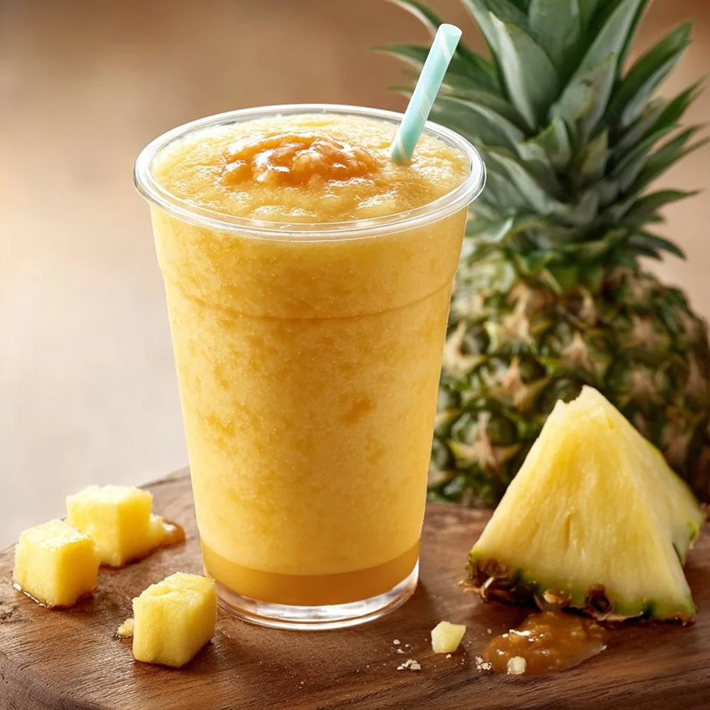 Copycat Jamba Juice Aloha Pineapple Smoothie