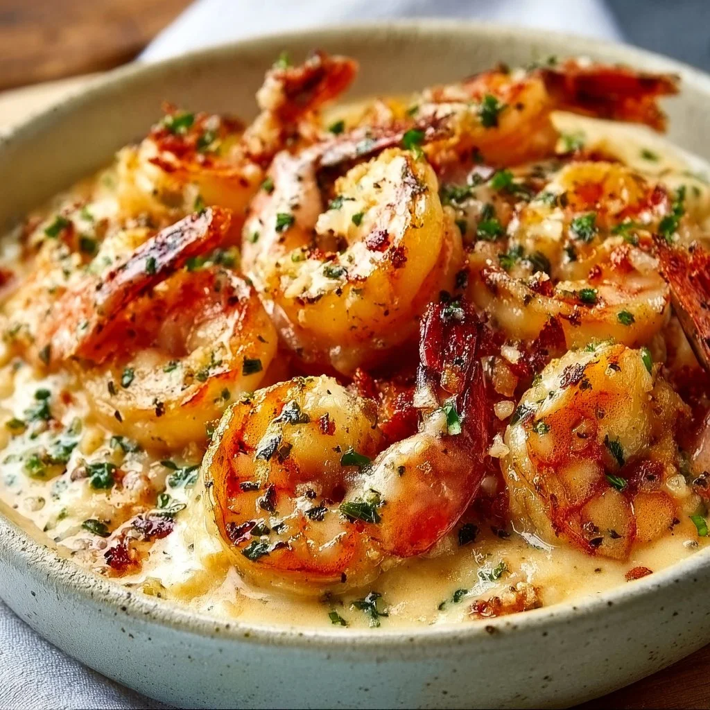 Creamy Garlic-Paprika Shrimp