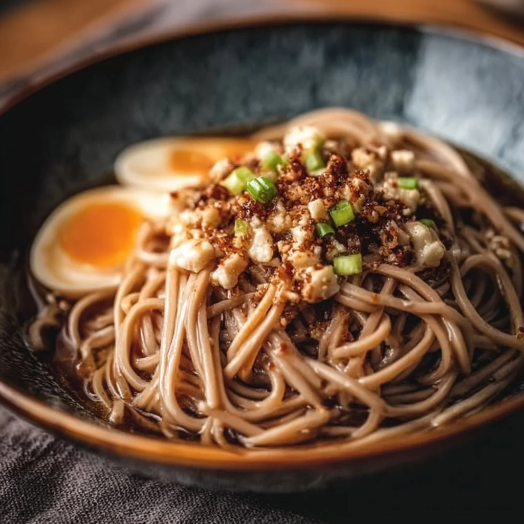 Creamy Miso Soba Noodles