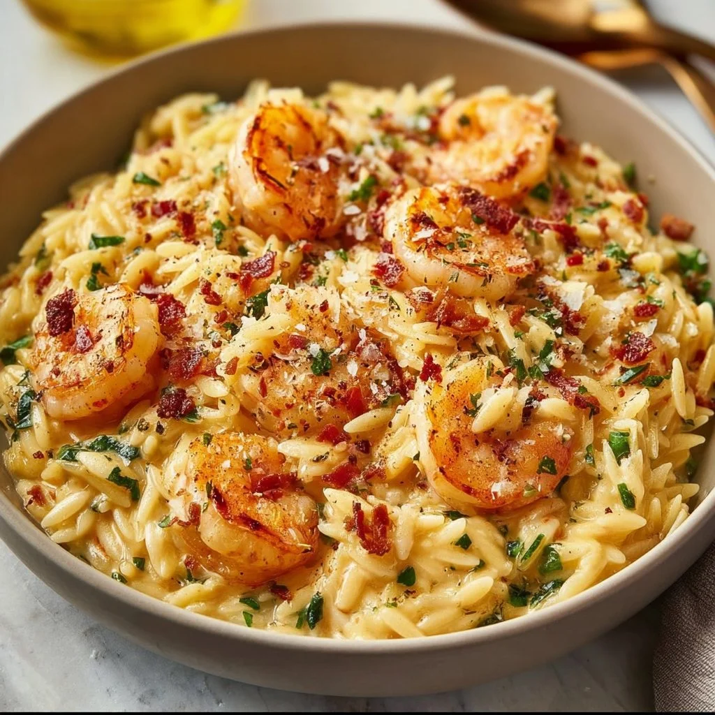 Creamy Shrimp Orzo