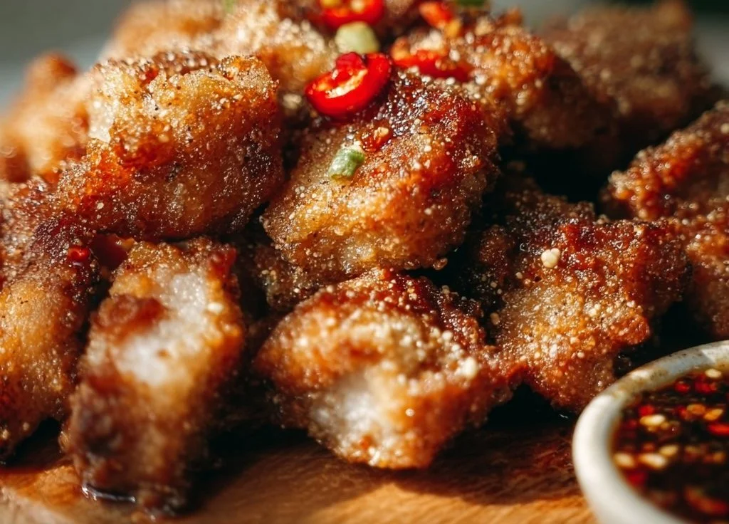 Crispy Salt and Pepper Pork Chop Bites