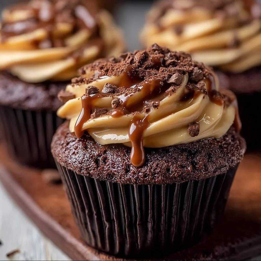 Espresso Brownie Cupcakes