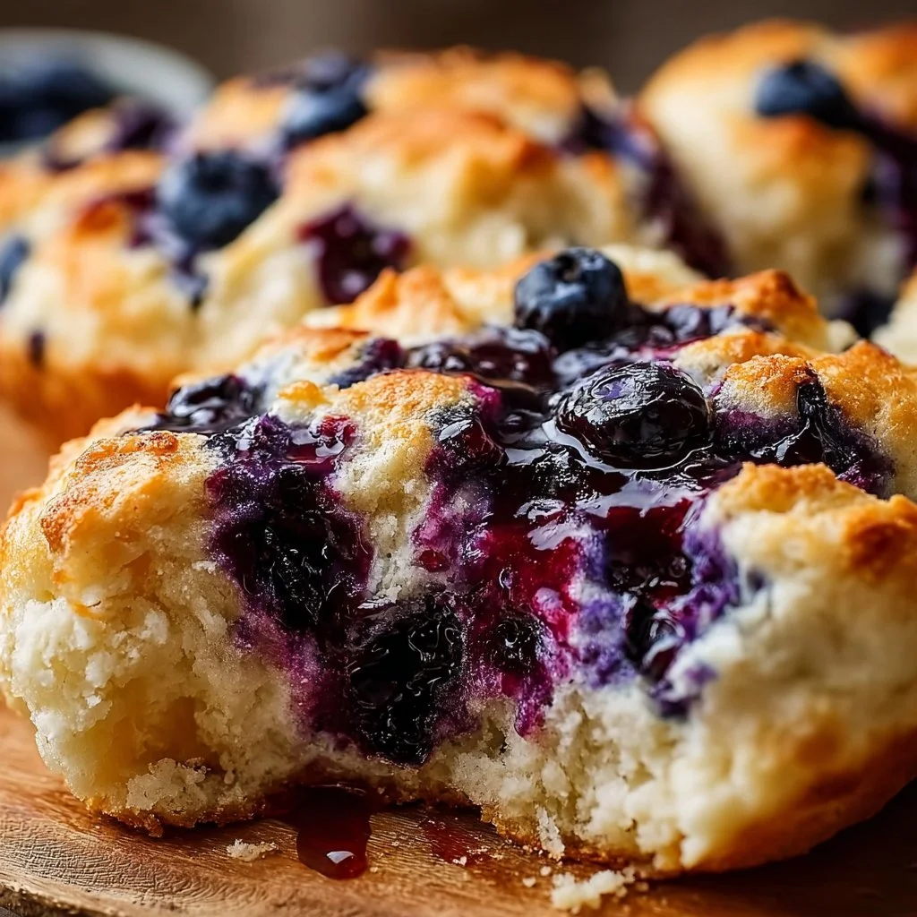 High Protein Blueberry Cloud Bread
