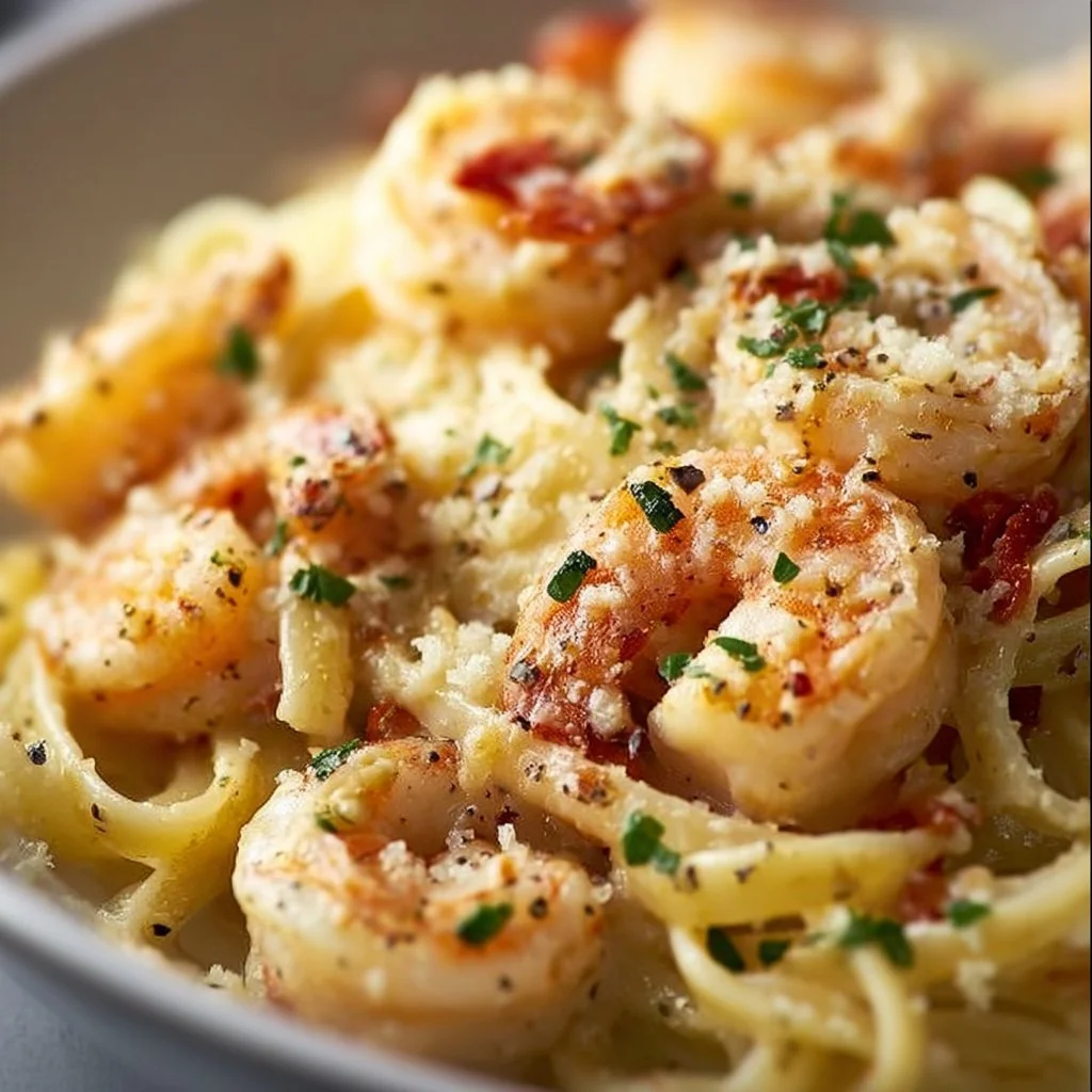 Lemon Shrimp Pasta