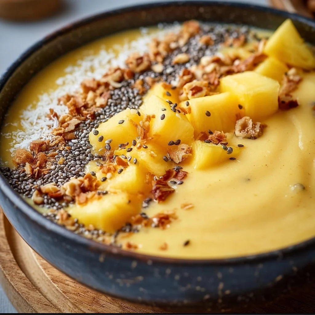 Mango Pineapple Smoothie Bowl