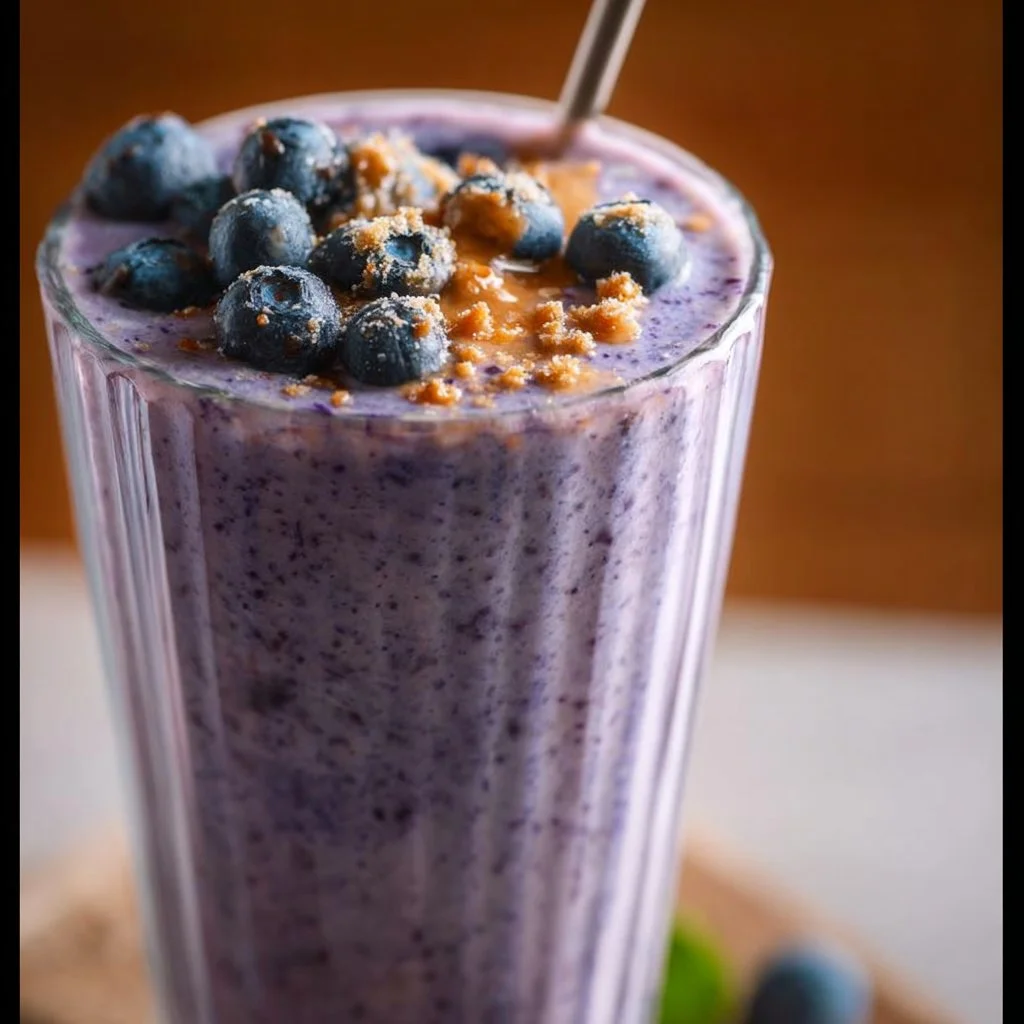 Nutritious Blueberry Protein Smoothie