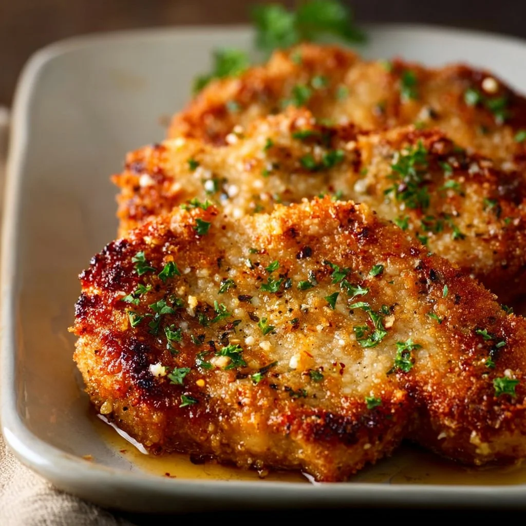 Parmesan Baked Pork Chops