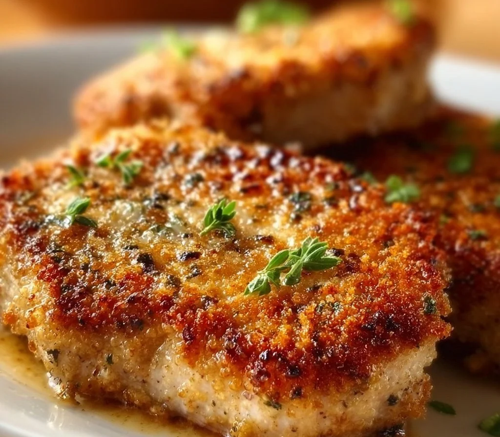 Parmesan Crusted Pork Chops