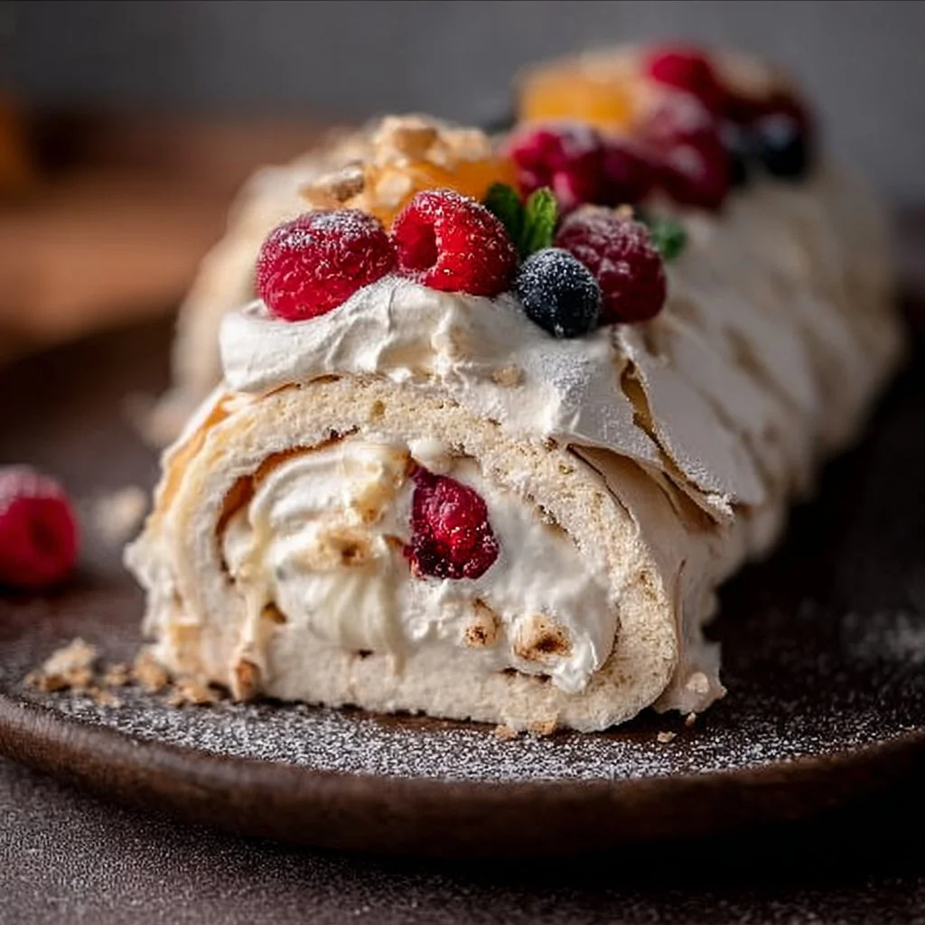 Pavlova Roulade