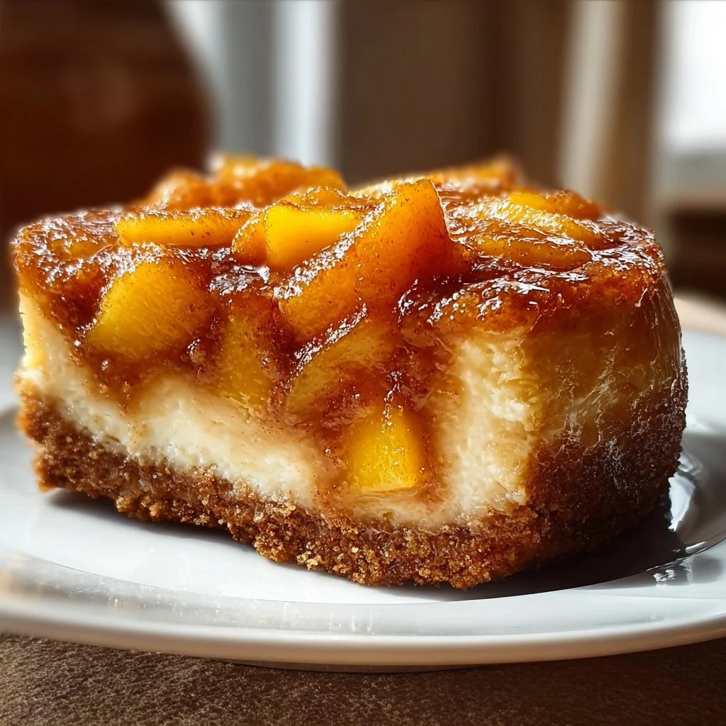 Peach Cobbler Cheesecake