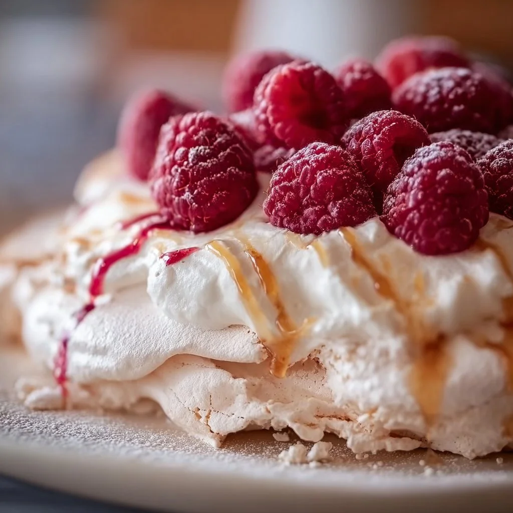 Raspberry Pavlova