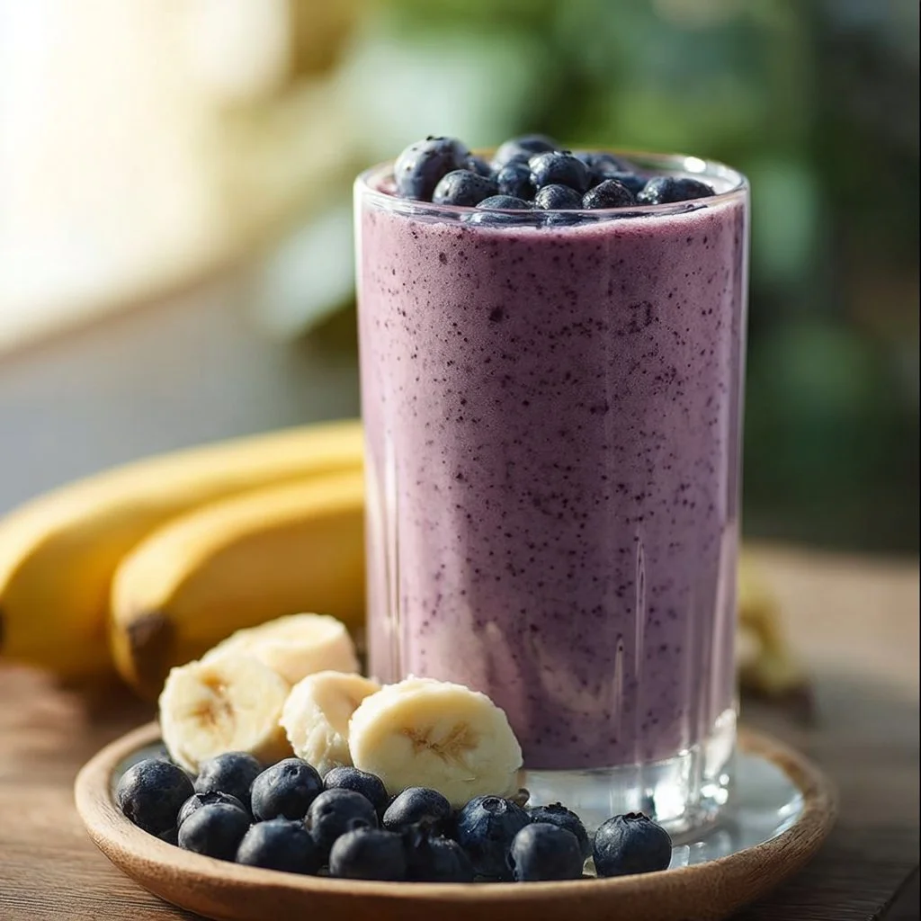 Refreshing Blueberry Banana Smoothie