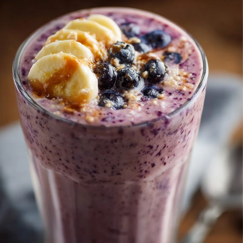 Refreshing Blueberry Banana Smoothie