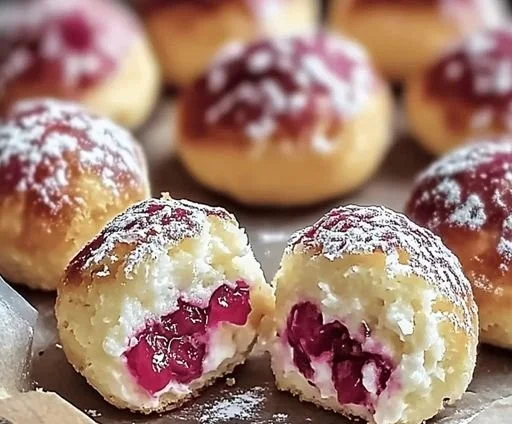 Rhubarb Cheesecake Bombs: A Sweet Spring Delight Awaits