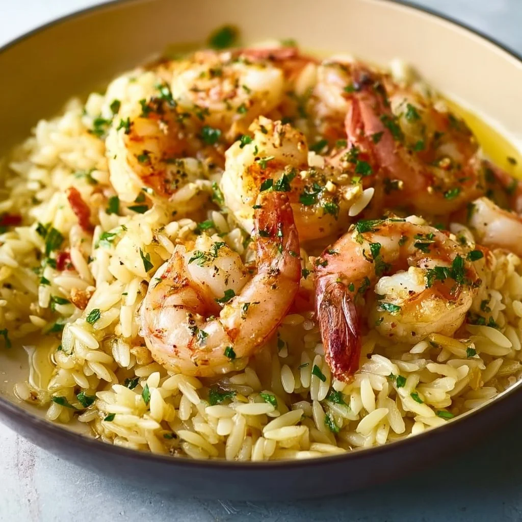 Shrimp Scampi With Orzo That Tastes Like a Coastal Restaurant