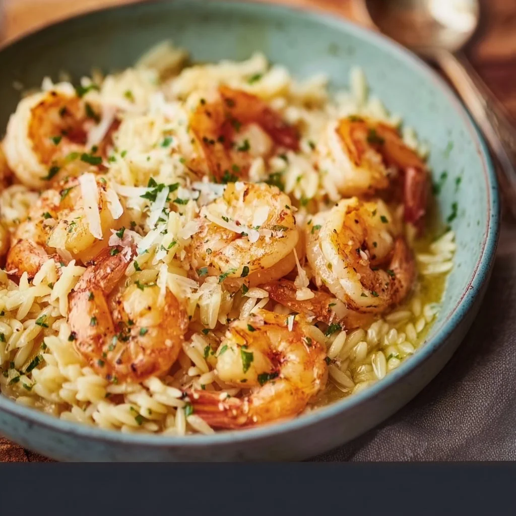 Shrimp Scampi With Orzo That Tastes Like a Coastal Restaurant