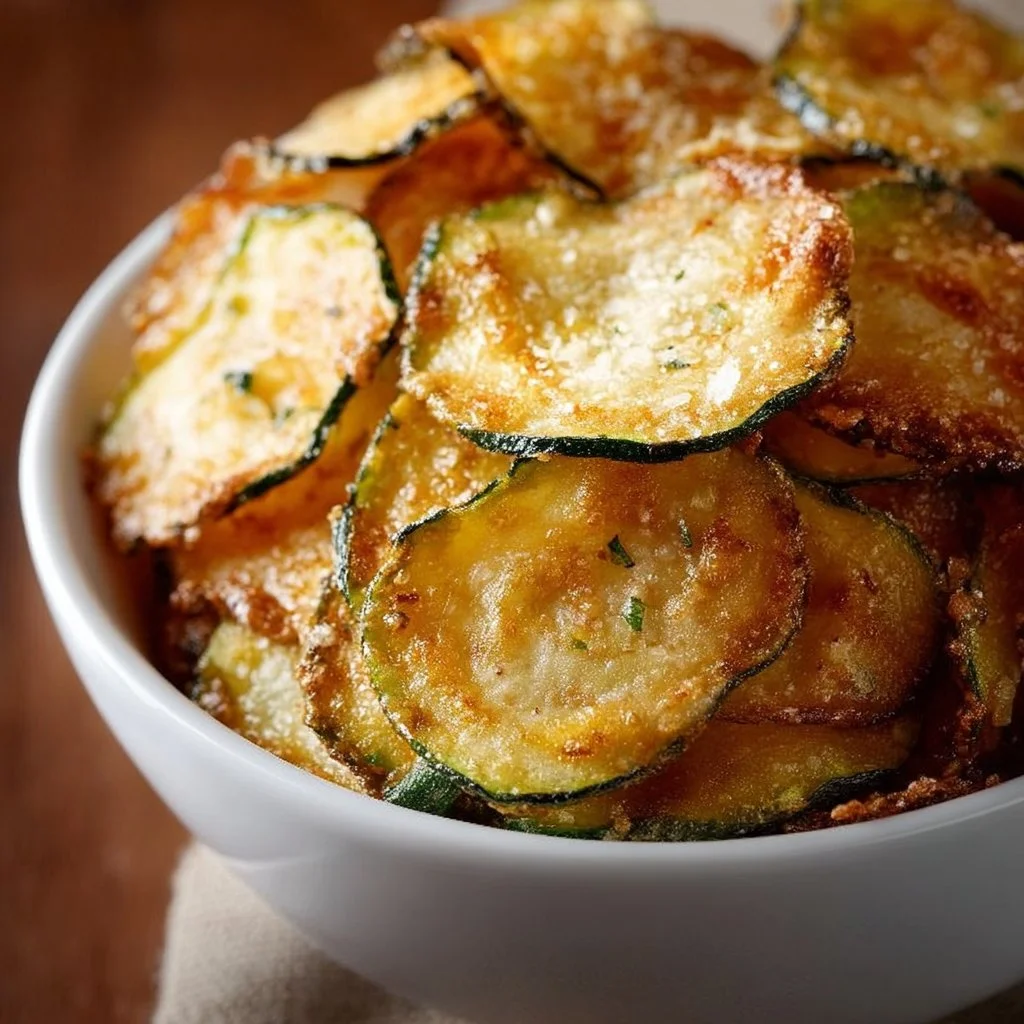 Simple Salt And Vinegar Zucchini Chips