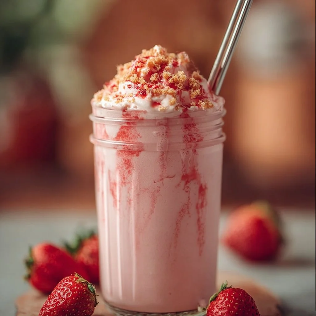 Strawberry Cheesecake Protein Shake