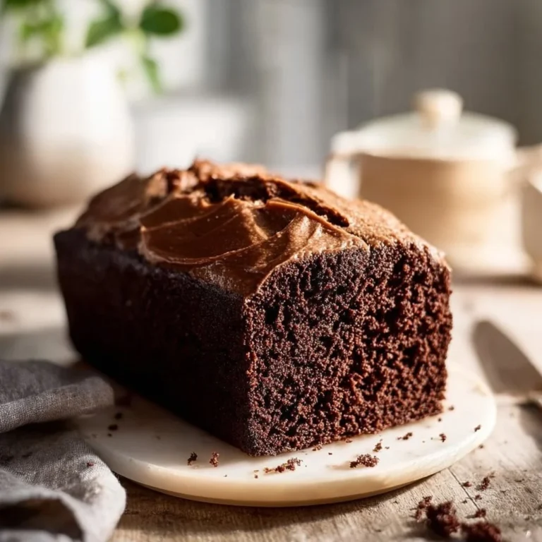 Delicious Tea Time Chocolate Loaf Cake fresh out of the oven