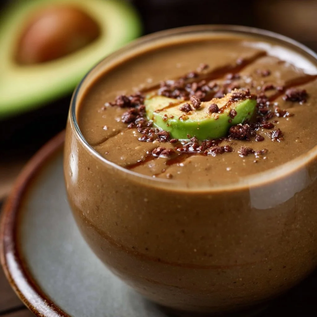 The Best Chocolate Avocado Smoothie