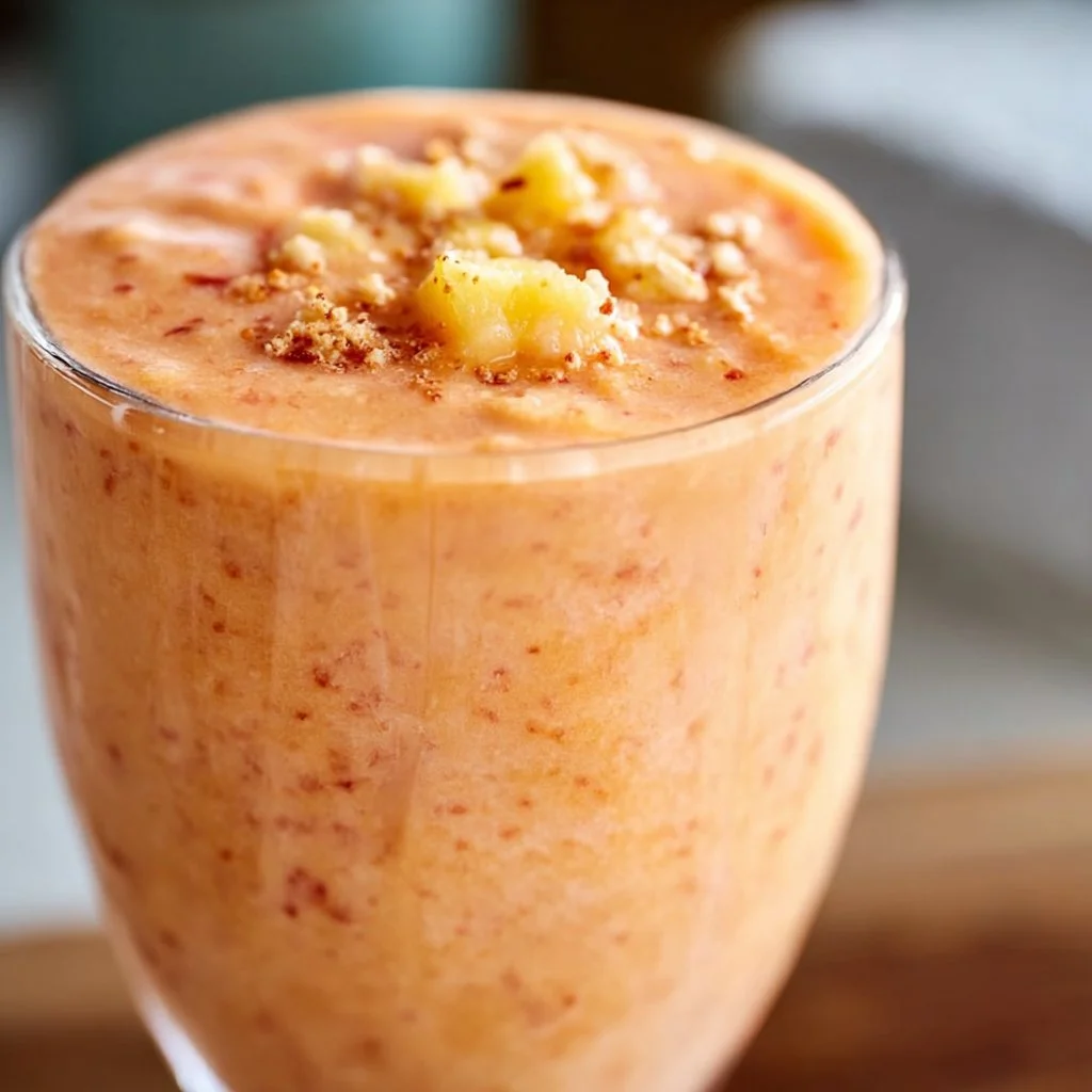Tropical Sunrise Protein Smoothie