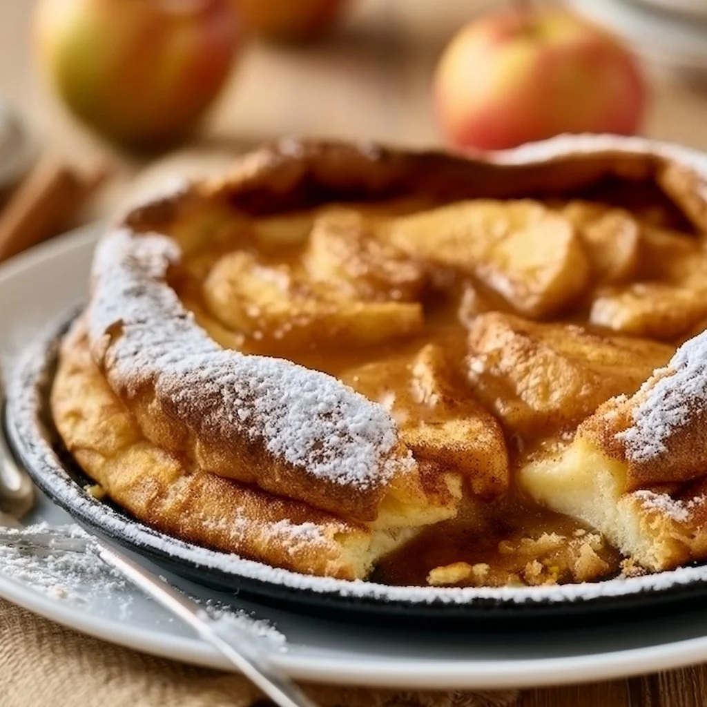 Apple Cinnamon German Pancake