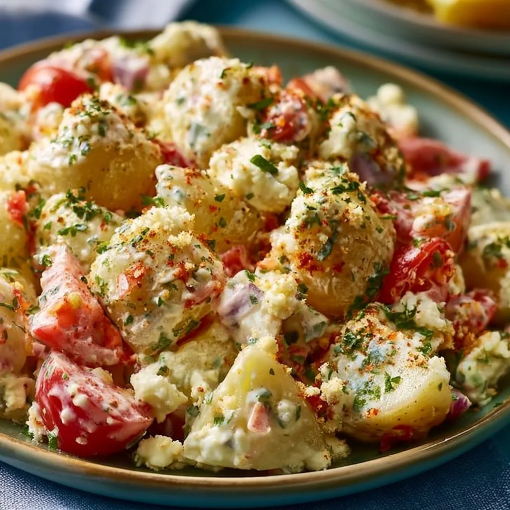 Authentic Greek Potato Salad (Patatosalata)