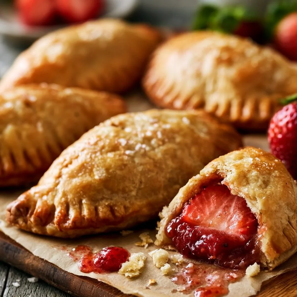 Baked Strawberry Empanadas