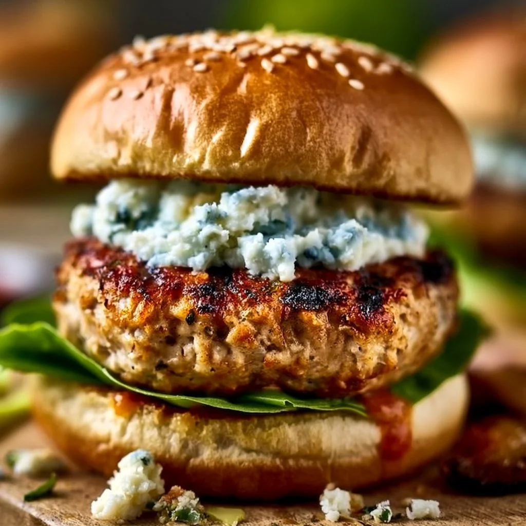 Blue Cheese Turkey Burgers