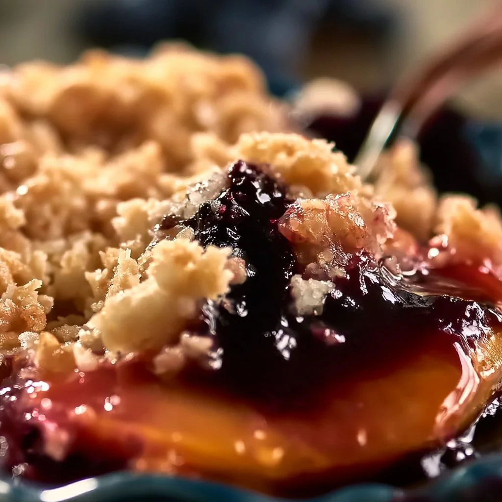 Blueberry Peach Crumble