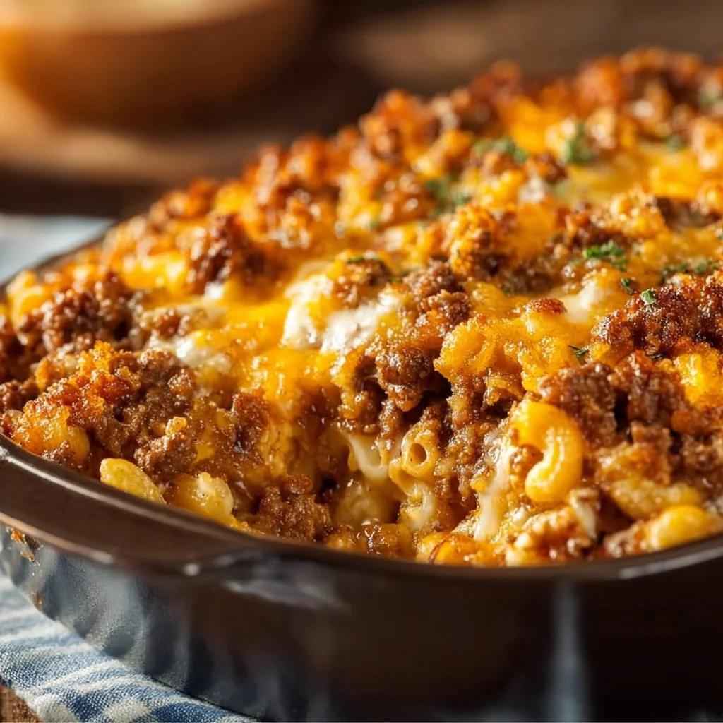 Cheesy Hamburger Casserole