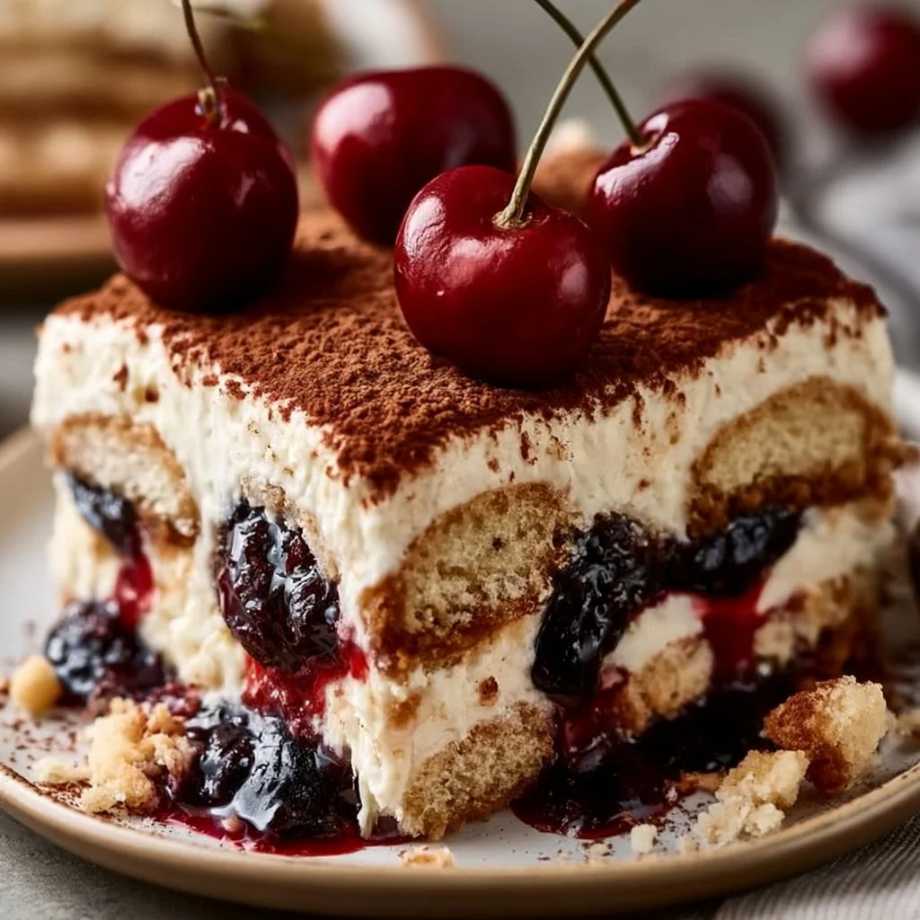 Cherry Amaretto Tiramisu