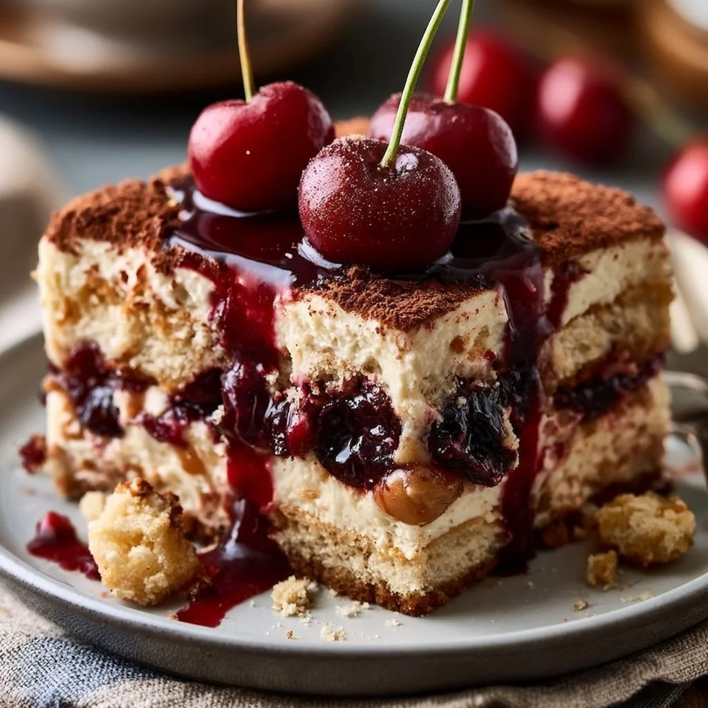 Cherry Amaretto Tiramisu