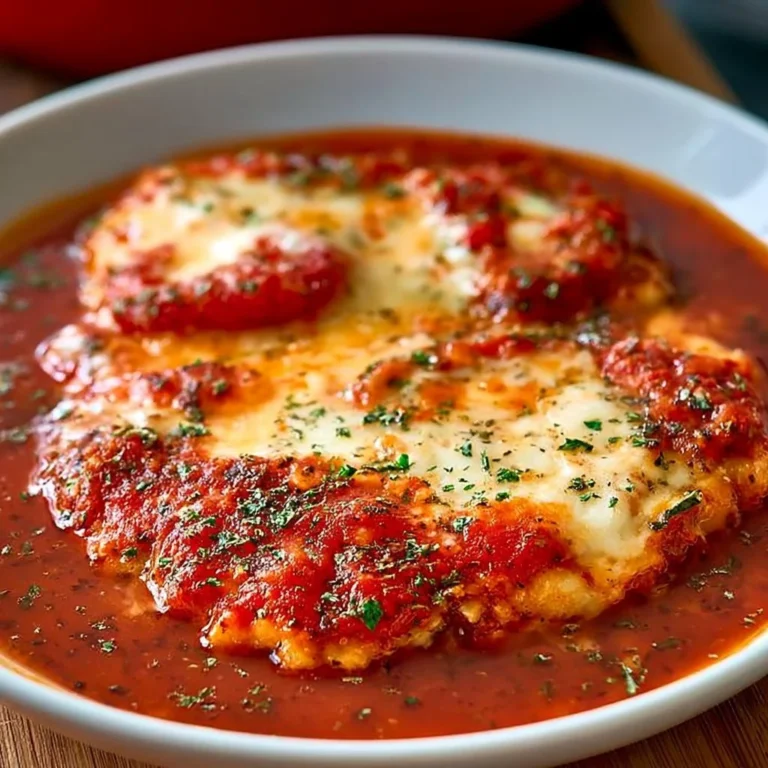 Delicious Chicken Pizzaiola served with rich tomato sauce and herbs