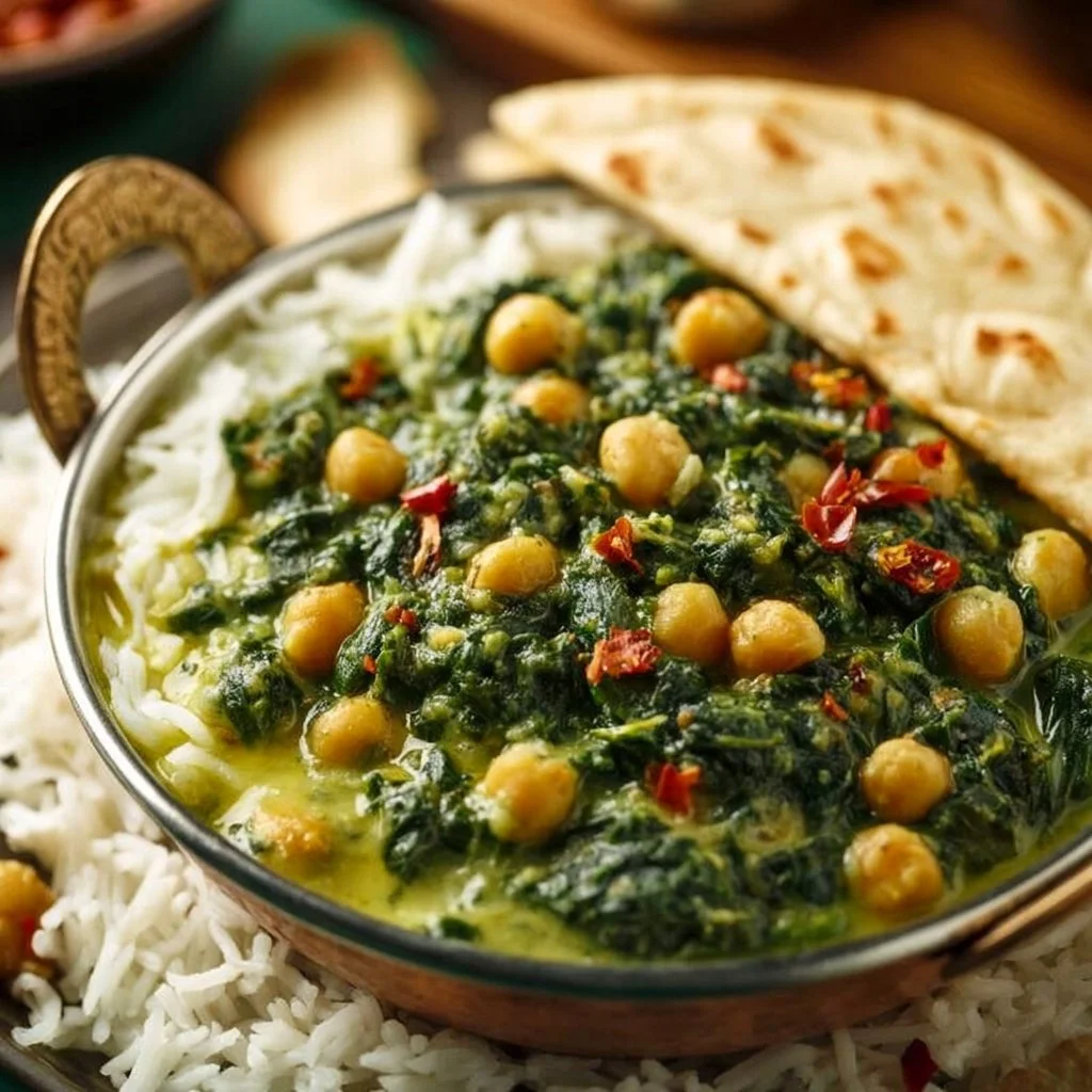 Chickpea Spinach Curry