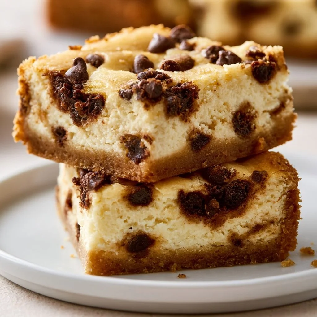 Chocolate Chip Cheesecake Bars