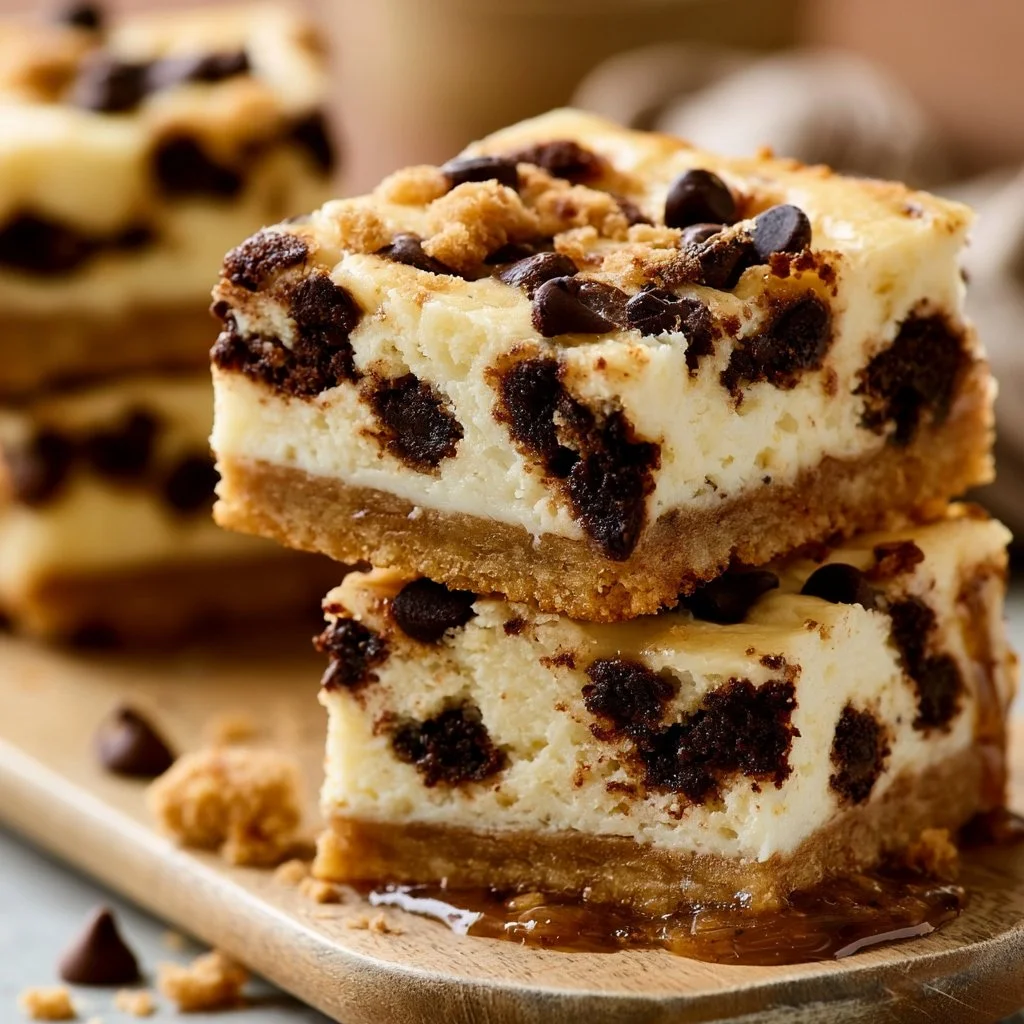 Chocolate Chip Cheesecake Bars